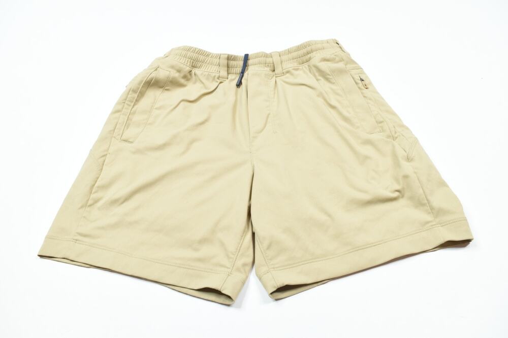 BirdDogs boom Lined Shorts Mens Medium Beige Lightweight Stretch Regular Fit